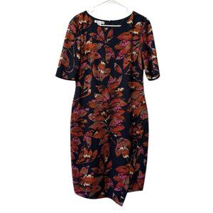 London‎ Times Women Dress Size 14 Floral Stretch Career Professional Cottagecore